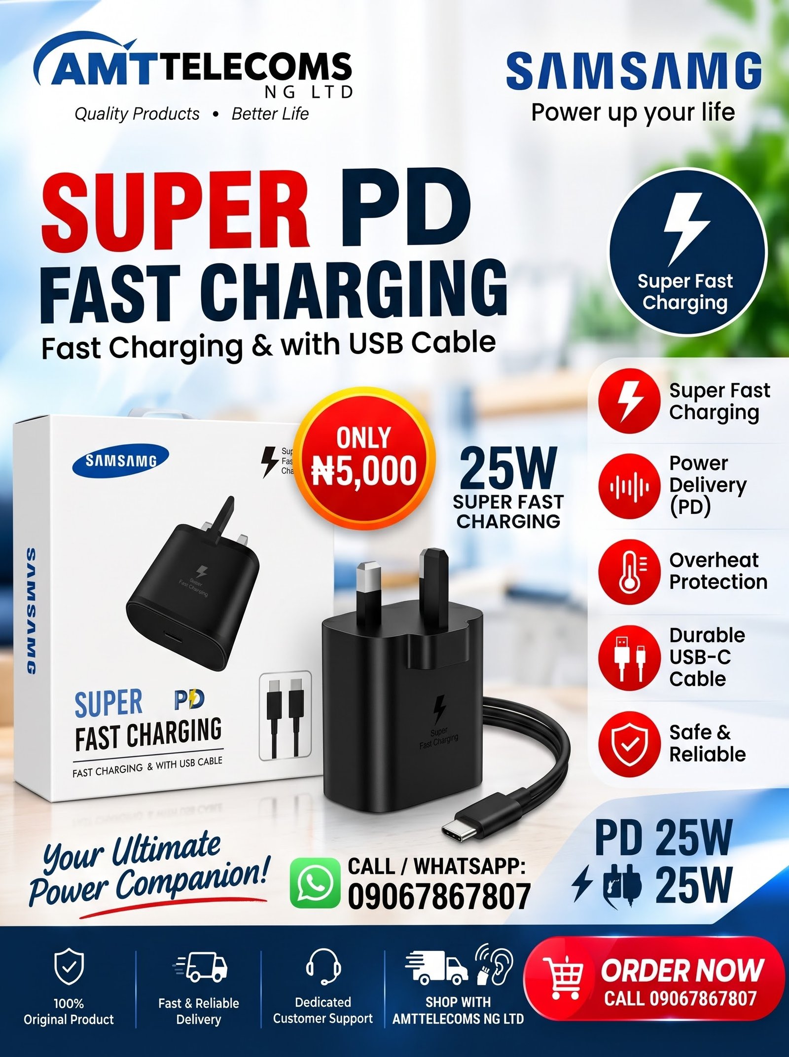 Samsung Super Fast Charging PD Adapter